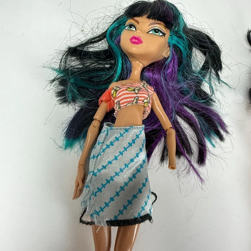 Monster High Doll Lot Of 4 Jinafire Ghouls Draculaura & Creepateria For Repair